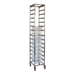 Afbeelding RVS uitgiftewagens stationair 1 kolom hoog