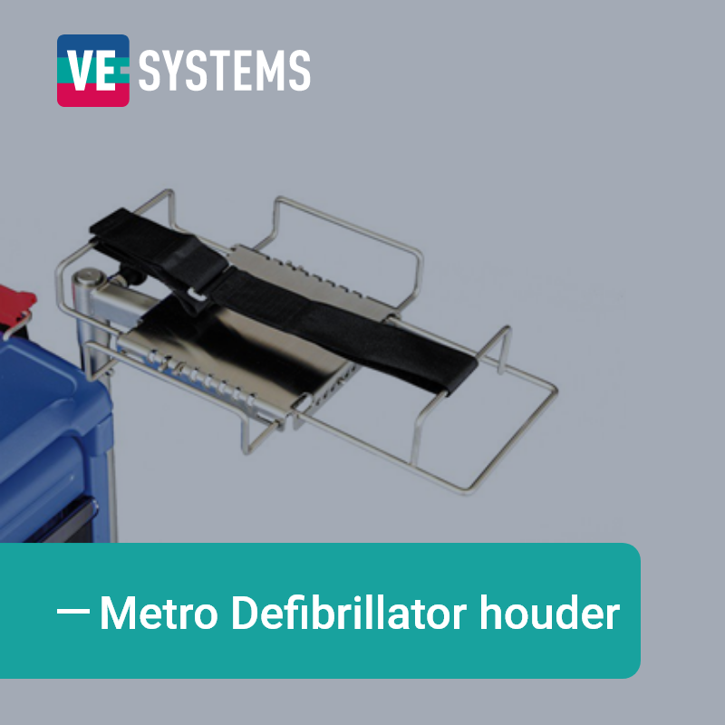 Metro defibrillator houder