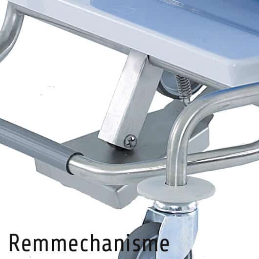 Clappy 2 x 70 Liter verrijdbaar en automatisch geremd