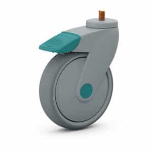 Non-magnetic castors
