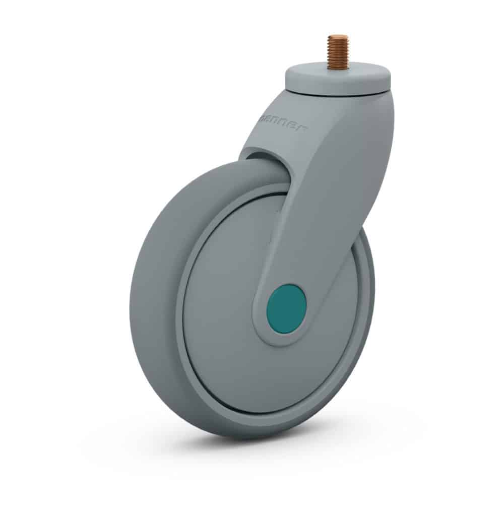 Non-magnetic castors