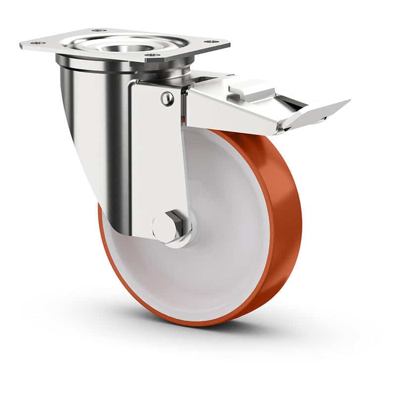 Stainless castors