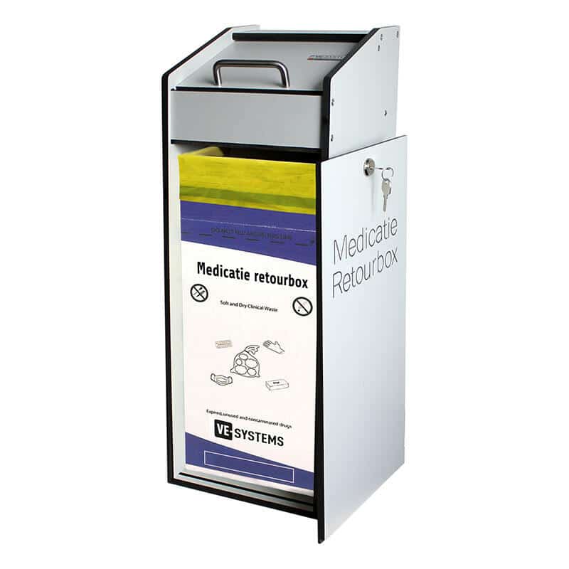 Volkern Medicatie Retourbox voor afvalbox 12 Liter