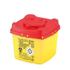 Naaldencontainer CS Veiligheidsklep 5 Liter Breed model