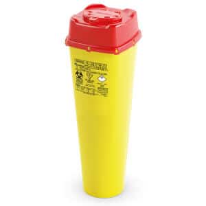 Naaldencontainer CS Veiligheidsklep 7 Liter Hoog model