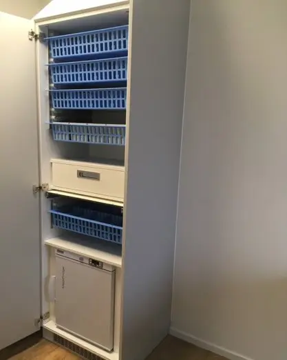 geintegreede compacte medicijnenkoelkasten