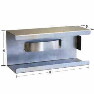 Handschoendispenser 1-vak RVS
